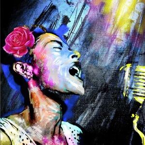 Billie Holiday Soft Fleece Throw Blanket  New Sealed